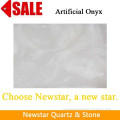Newstar 600x600 polished faux white onyx